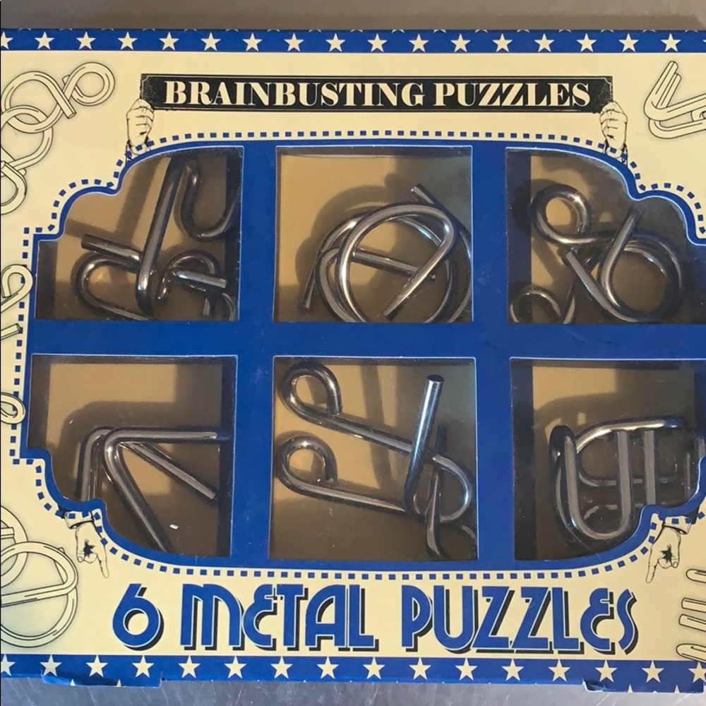 Set of 6 Metal Puzzles